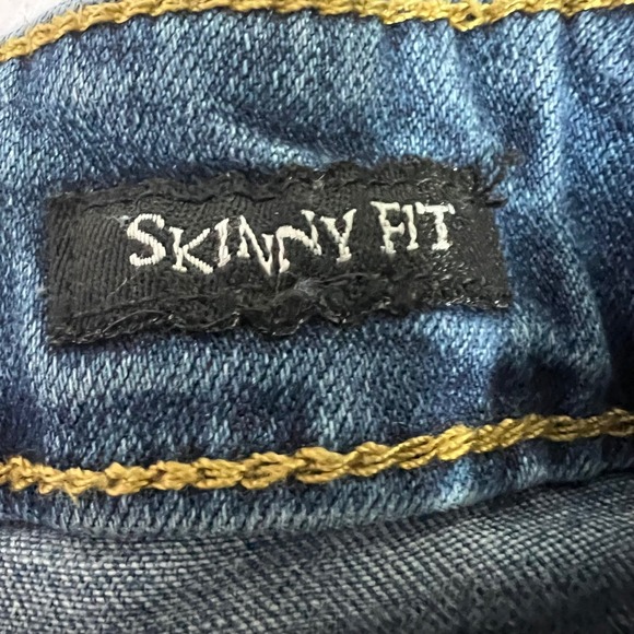 Judy‎ Blue Distressed Skinny Jeans Rainbow Patches Denim Womens Size 5/ 27 - Picture 6 of 11